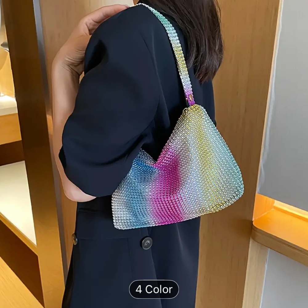 Colorful Rhinestone Women's Bag - Picture 2 of 2